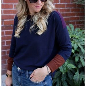 Colorblock sweater
